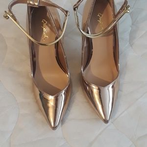 New Qupid, sz 6 heels, ankle strap. 3 for $25